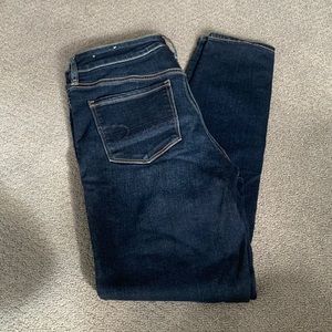 American Eagle Dark Blue Jegging